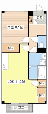 クレストコートの物件間取画像